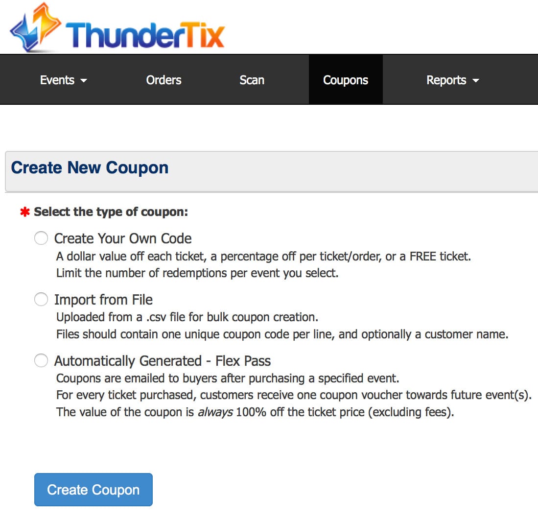 create your own coupon