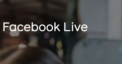 how to stream live events with Facebook