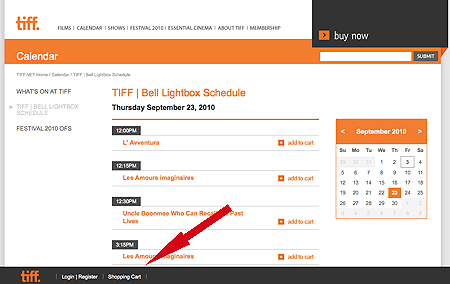 Toronto Film Festival Ticketing Software Problems