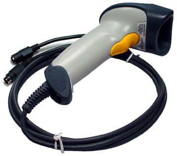 The Motorola LS4208 barcode scanner with USB