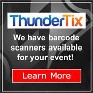 We have barcode scanners available for your event