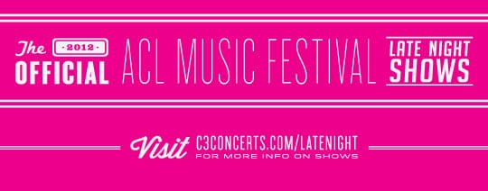 ACL just announced new shows that happen late at night