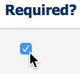 Required Checkbox