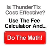 Prompt to use the ticket fees calculator