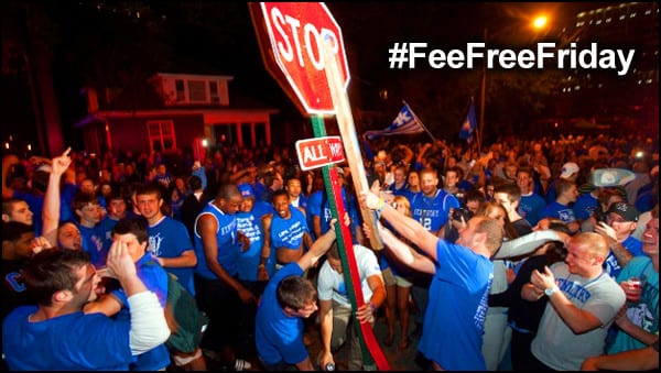 Ticket Fee Free Friday