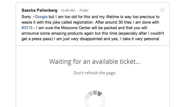 Google can learn from the ticketing industry