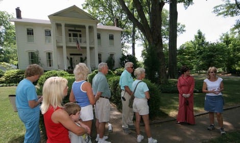 April walking tours Alabama