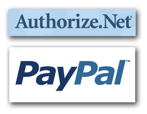Authorize.net and Paypal