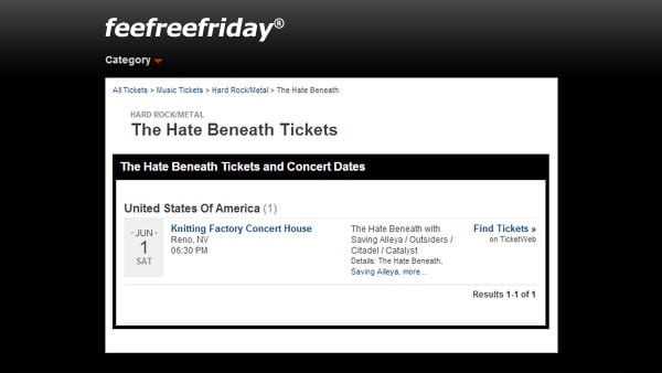 ticket fees