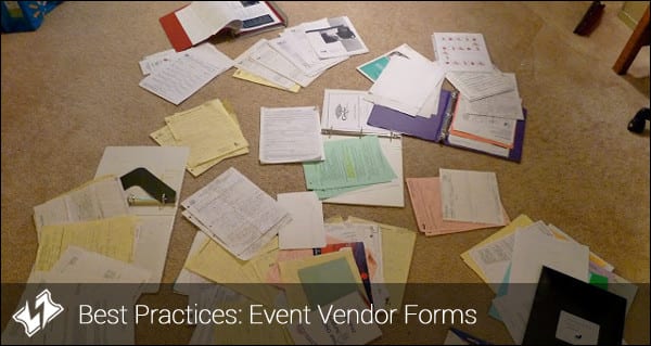 event vendor forms