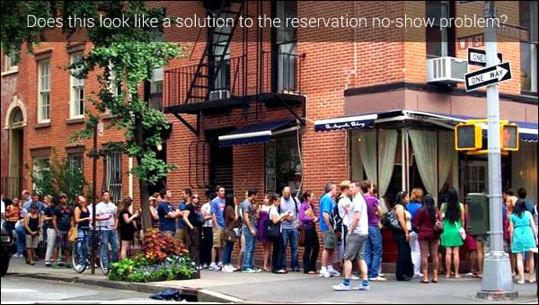 reservation no-show problem