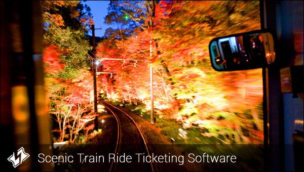 scenic train ride reservation software