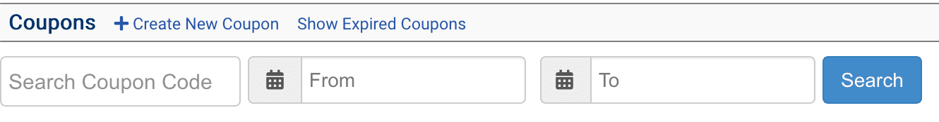 Coupons Search