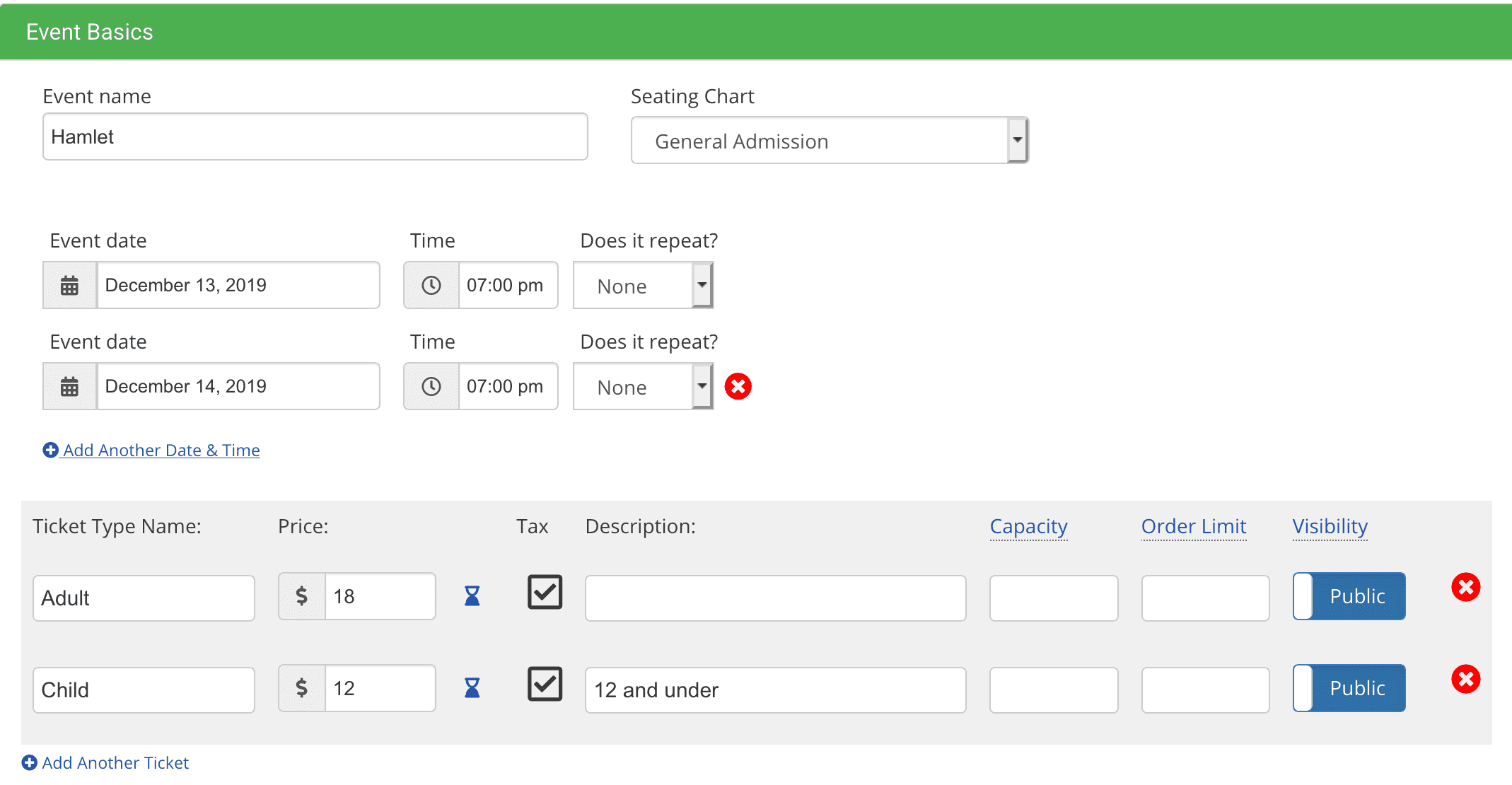 Create Online Events