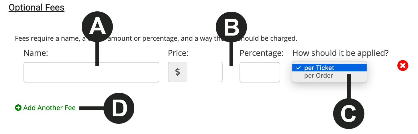 Control Ticket Fees