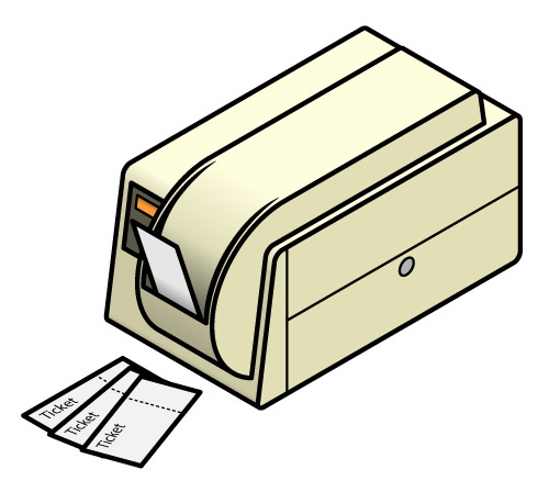 Thermal ticket printer