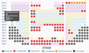 theatre ticketing software should include interactive seating chart image showing accessible seating