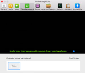 Adding a video background to your Zoom virtual event