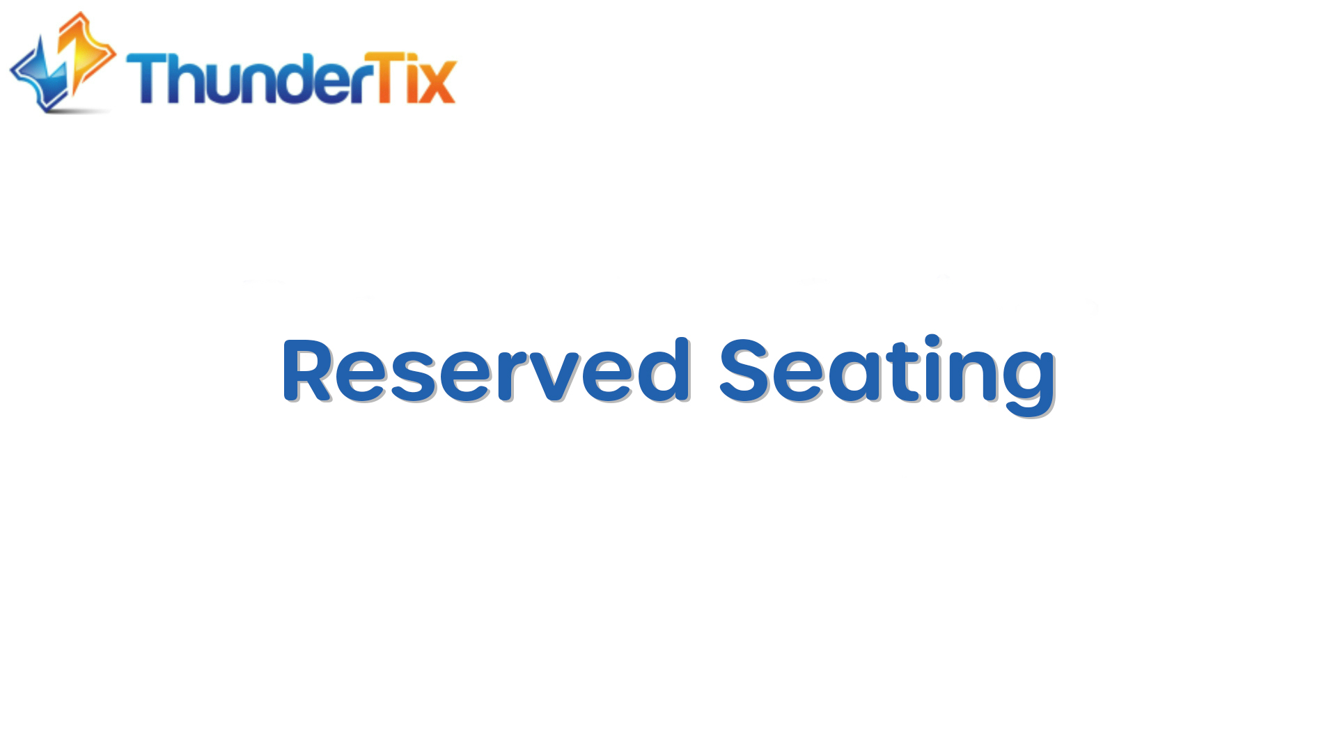 Reserved Seating Tutorial Video