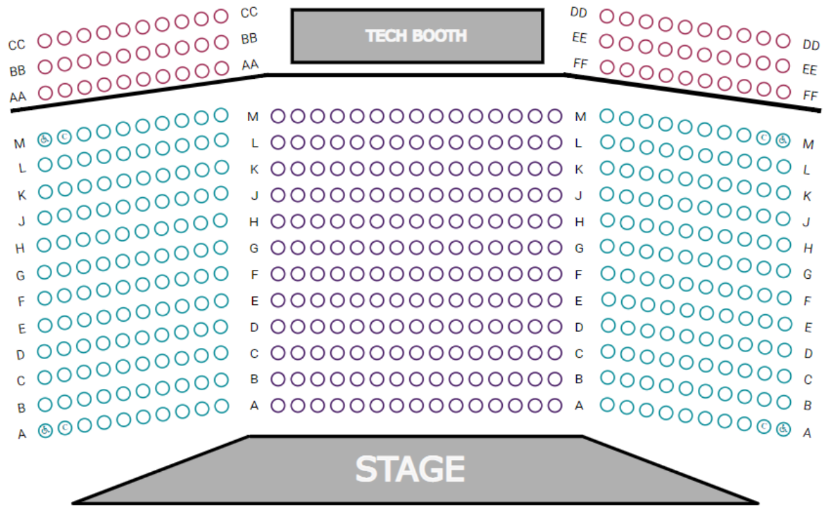 Studio Theater Seating Chart