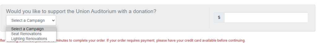 Selecting a Fundraising Campaign
