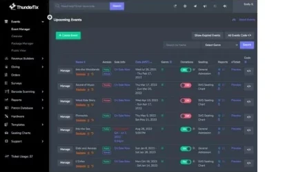 ThunderTix | Event ticketing software, Reserved seating, Seating ...