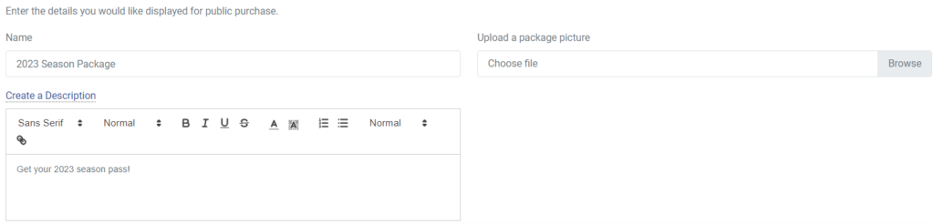 Flex Pass Package Basics 