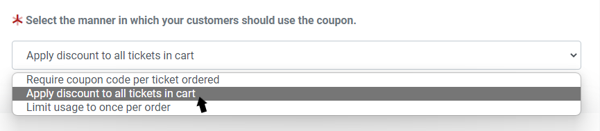 Coupon application