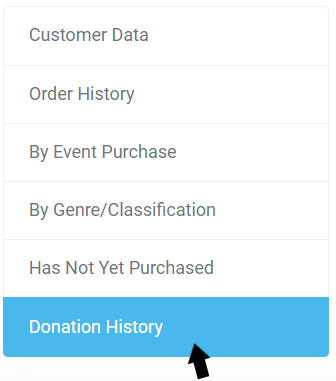 Donation History Search Type