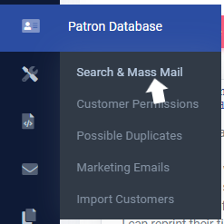 Patron Database Search and Mass Email