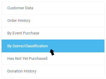 Search patrons by classifications 